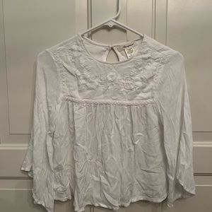 White embroidered top!